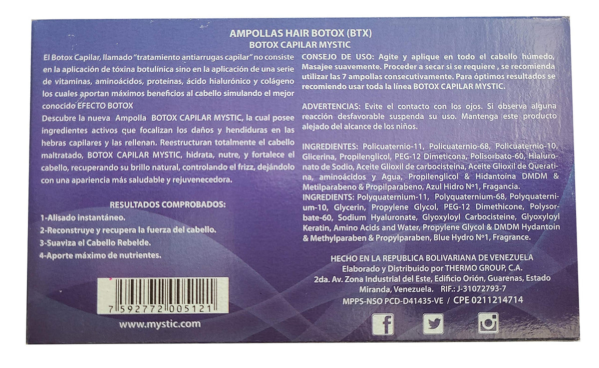 Kleravitex Mystic Biotex ampoule nutrition closeup highlights vitamins for stronger roots.
