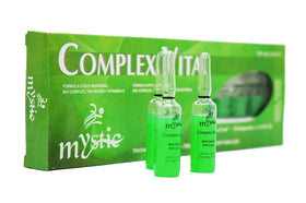 Kleravitex Mystic Complex Vital Ampoules packaging highlights premium hair care