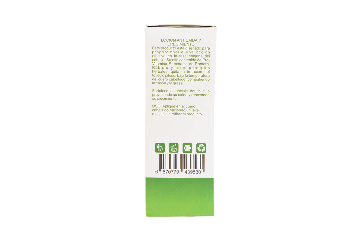 Kleravitex natural ingredients close-up with pro-vitamin E, rosemary, chamomile for follicles.