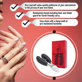 KLIPP ingrown-nail control in action for safer trimming.