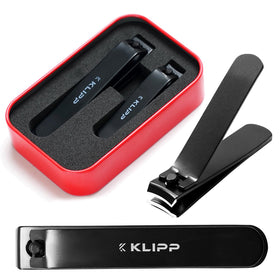 KLIPP Nail Clipper Set with curved blade for precise fingernail trimming and comfort.