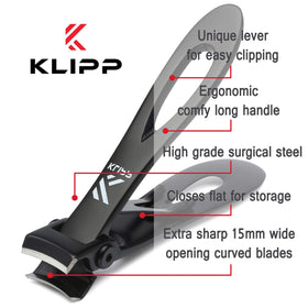 KLIPP podiatry-tool for manicure-pedicure routines supports precise trimming in routine care.