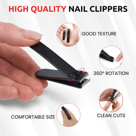 KLIPP Travel Gift tin case keeps fingernail and toe clippers organized on the go.