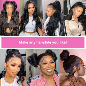 kloiynj 360 wig natural color for versatile daily wear