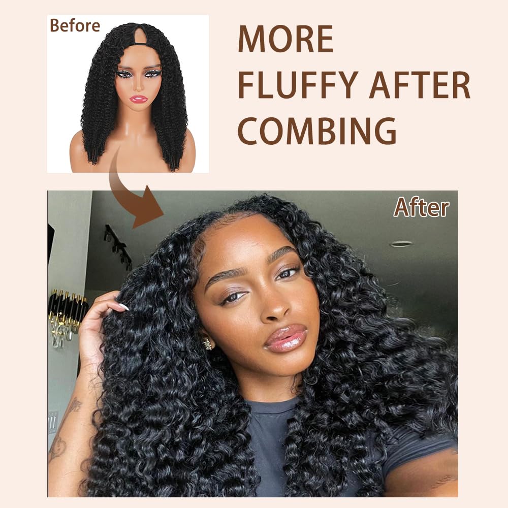Kloiynj wig ready for dyeing and styling options.