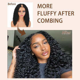 Kloiynj wig ready for dyeing and styling options.