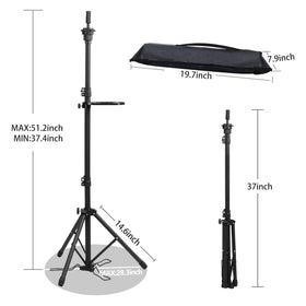 Klvied wig stand ships with easy-install instructions for quick setup.