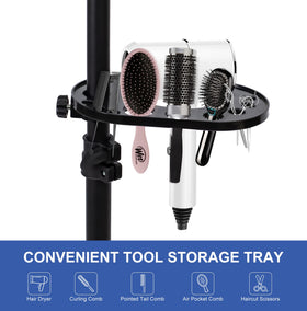 Klvied reinforced wig head attachment keeps the mannequin head secure during use.