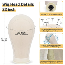 Klvied wig head storage bag keeps heads organized and protected