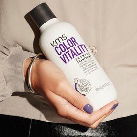 KMS ColorVitality Shampoo aroma of lavender and rhubarb supports color vibrancy