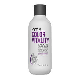 KMS ColorVitality Shampoo packshot highlights color protection and easy styling