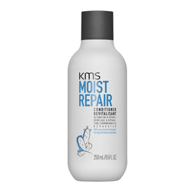 KMS MoistRepair Conditioner bottle top view, ready for a moisture-boosting routine.