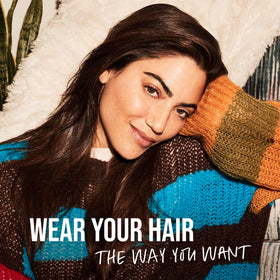 Hair strands appear smoother after using MoistRepair Shampoo for improved manageability.