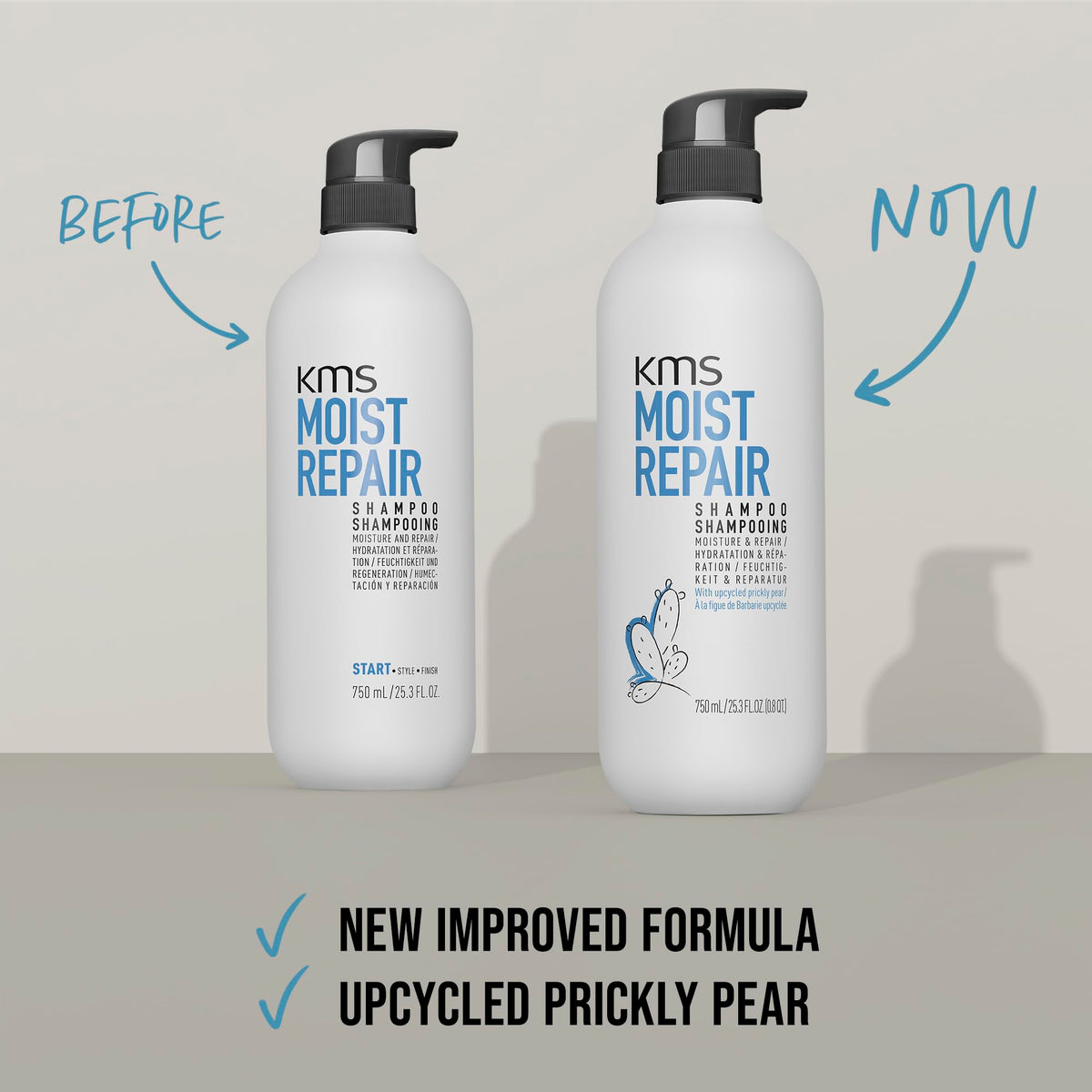 Prickly pear upcycled ingredient highlighted for natural moisture in the formula.