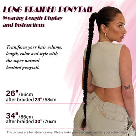 Kmzbasg lightweight ponytail at 140 g stays comfortable during long events.