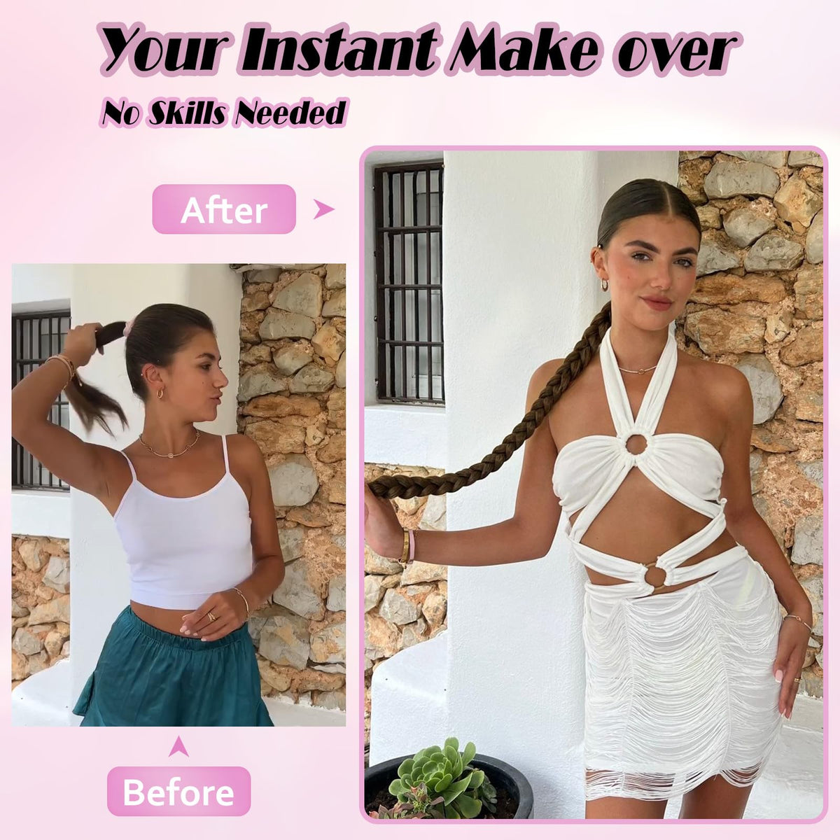 Kmzbasg lightweight 150g ponytail keeps you comfortable all day