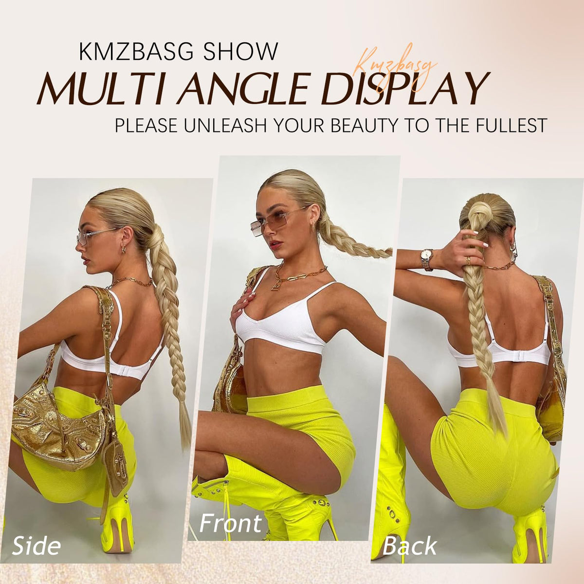 Kmzbasg natural soft finish blends with mixed dark gold tones.