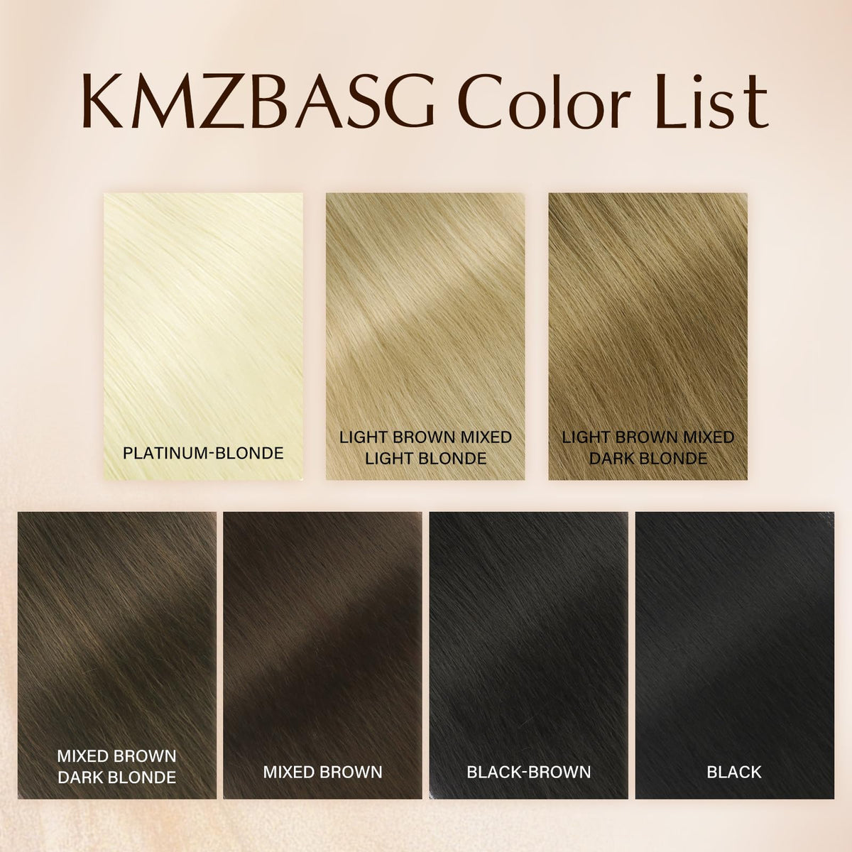 Kmzbasg soft fluffy fibers mimic real hair with easy detangling.