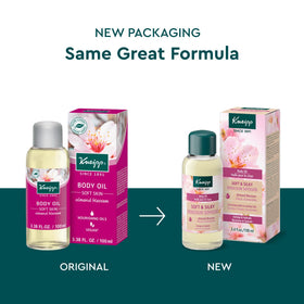 Kneipp almond oil close-up highlighting nourishing fatty acids for supple skin