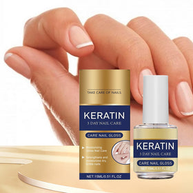 KNHYDWD Keratin Nail Care Oil applying drop on nail for moisturized surface