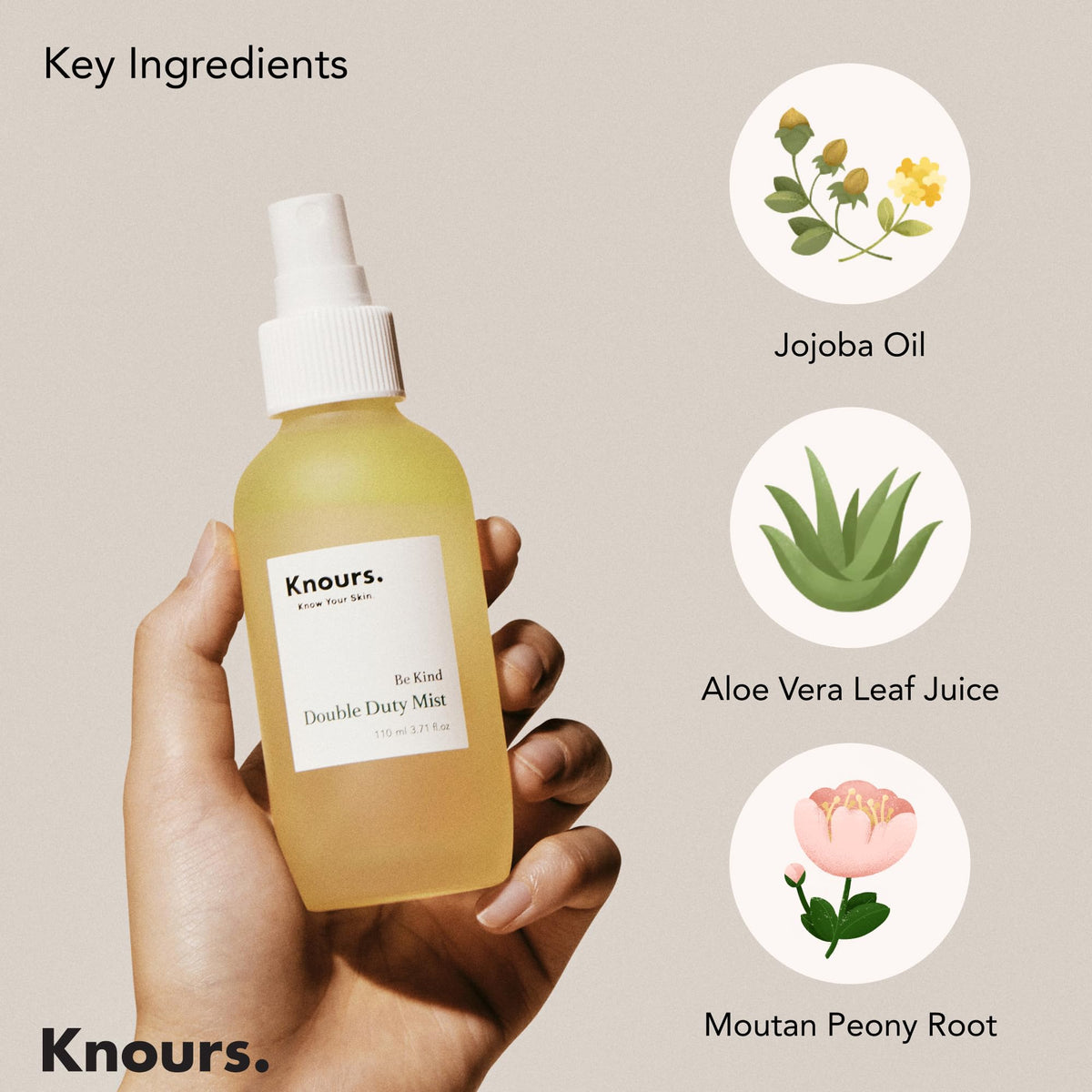 Knours Clean Beauty formula is free from harsh additives