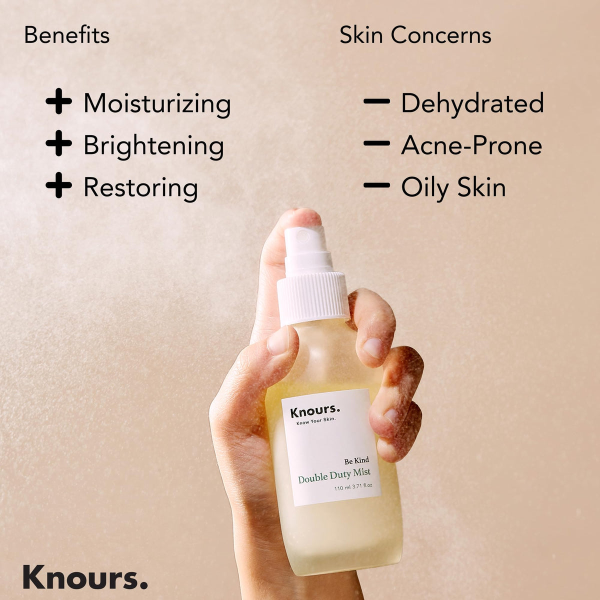 Knours Jojoba oil Aloe Vera hydration for balanced moisture