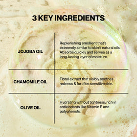 Knours 2-in-1 honey swirl highlights antibacterial benefits while soothing skin during cleansing.