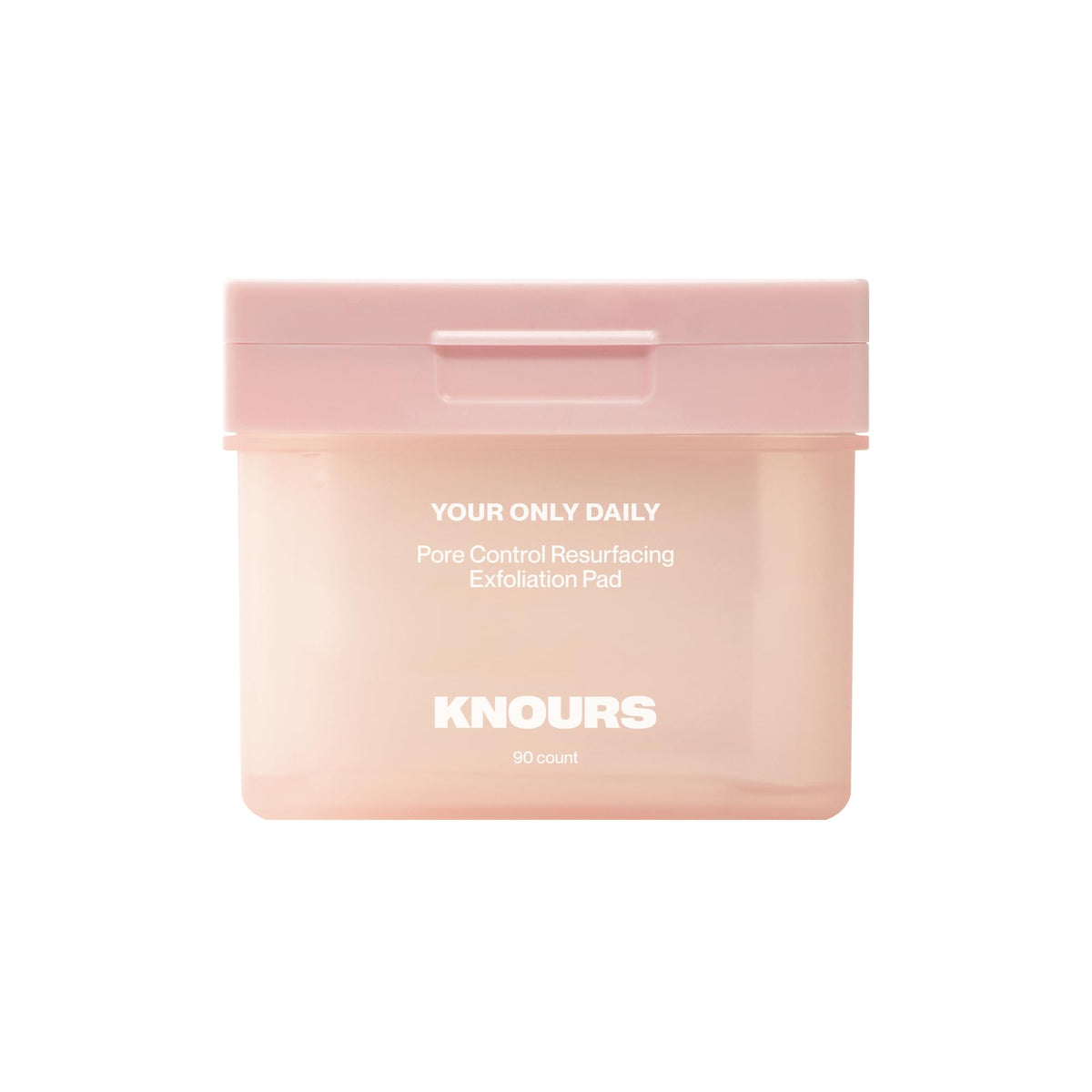 Knours Pore Control exfoliating toner pad close-up for refined pores
