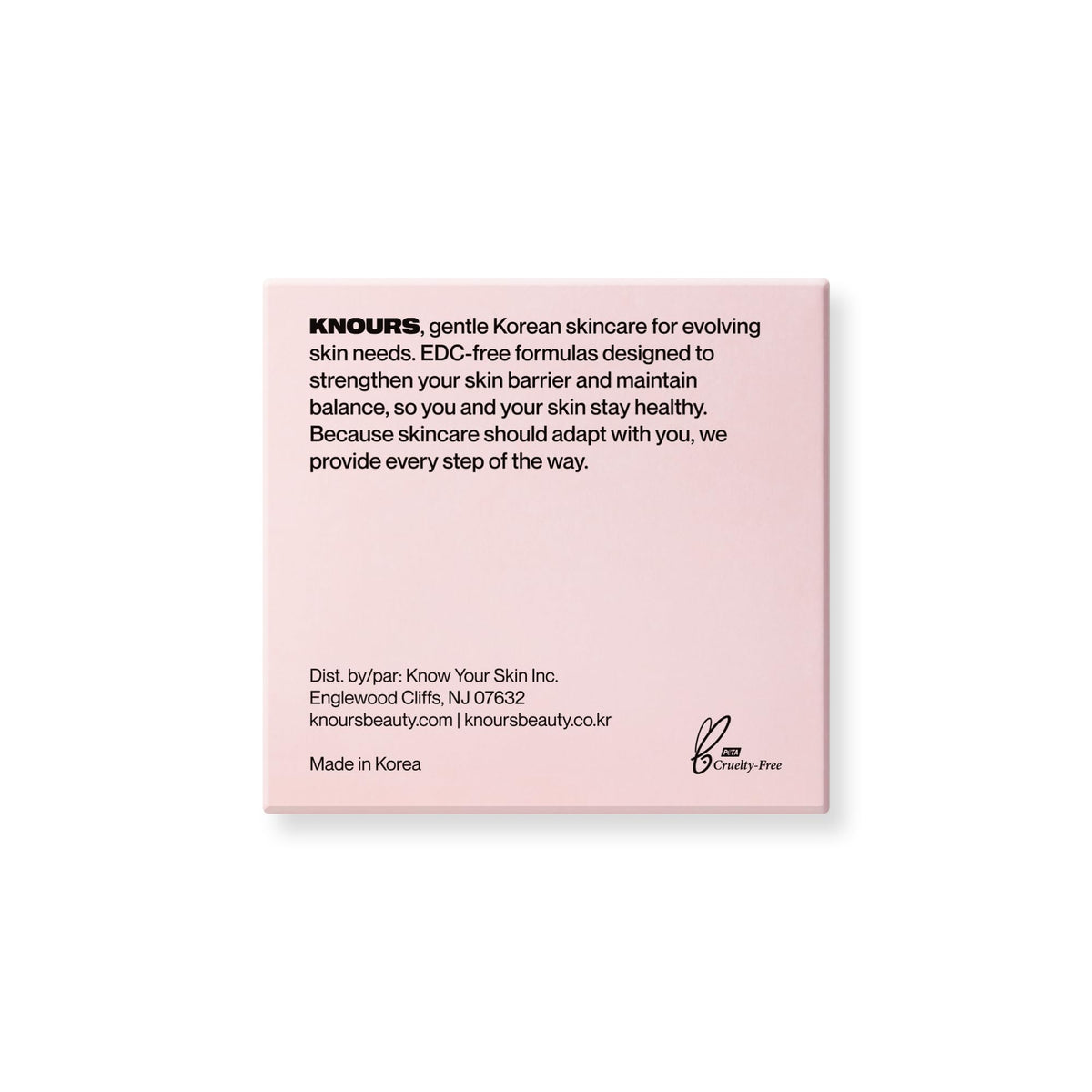 Knours ingredients algae and ginger for soothing sebum control
