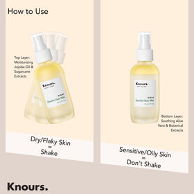 Knours Vegan Squalane locks in moisture all day