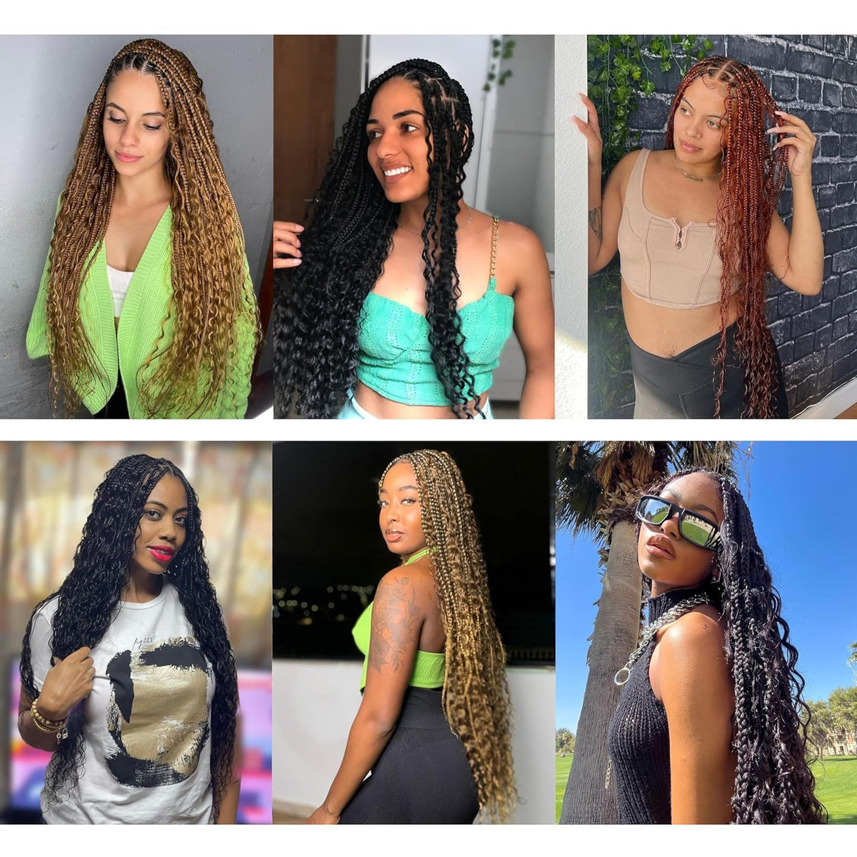 knovotch Versatile box braids for various occasions and styling options