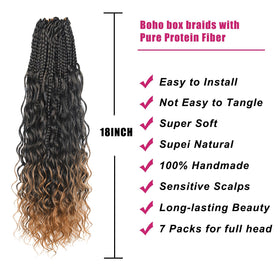Knovotch Protein Fiber lifelike curls with minimal tangling
