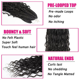 knovotch Tangle-free, low-shed braids ideal for daily wear
