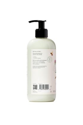 Rosalina & Peppermint lotion texture close-up for creamy application