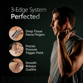KOAPRO Facial Facia Blaster Tool close-up tips show precise massage points