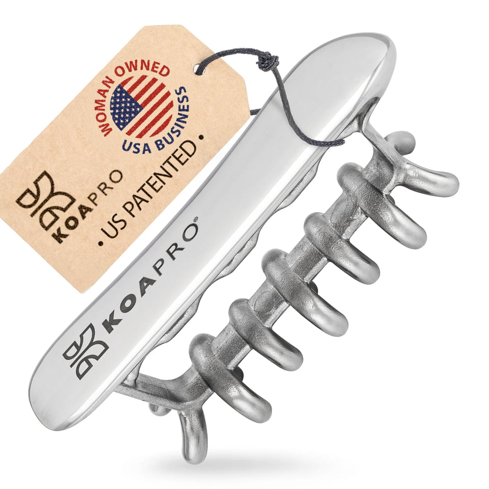 KOAPRO Facial Facia Blaster Tool held in hand for portable fascia relief