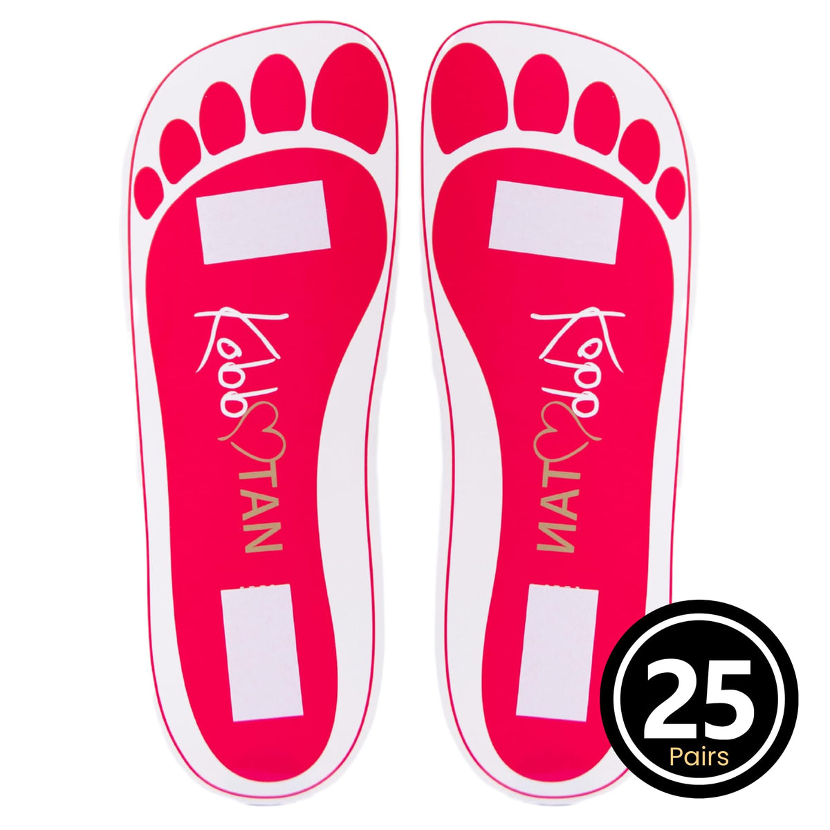 Kobbtan feet pads with non-slip surface for secure booth footing