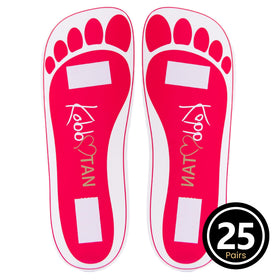 Kobbtan feet pads with non-slip surface for secure booth footing