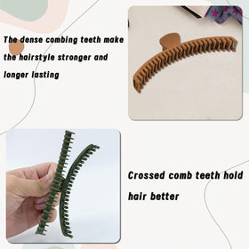 Koceci non-slip spring keeps hair secure during daily activities.