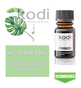 Kodi Professional Nail Prep application on natural nail plate for better adhesion