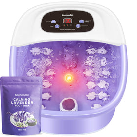 Koenvenden Foot Spa Massager with heat and bubbles enhances relaxation after a long day.