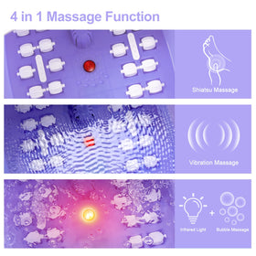 Koenvenden Foot Spa Massager infrared light adds warmth during soaking.