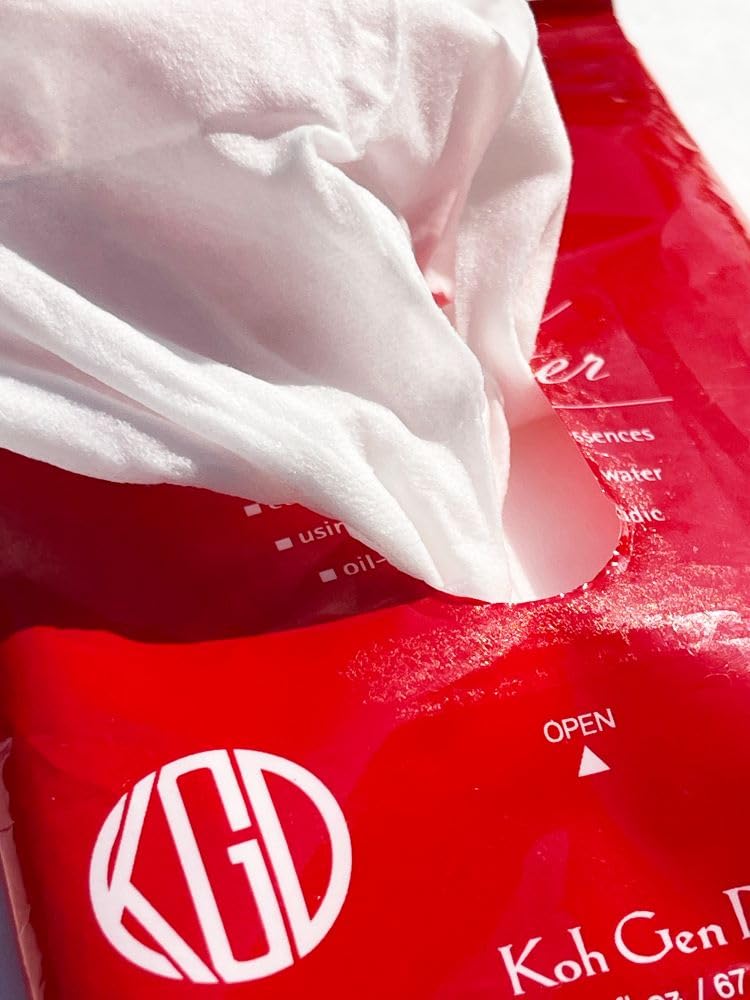 Koh Gen Do Spa Cleansing Water Cloths travel-friendly packaging for on-the-go refreshment.