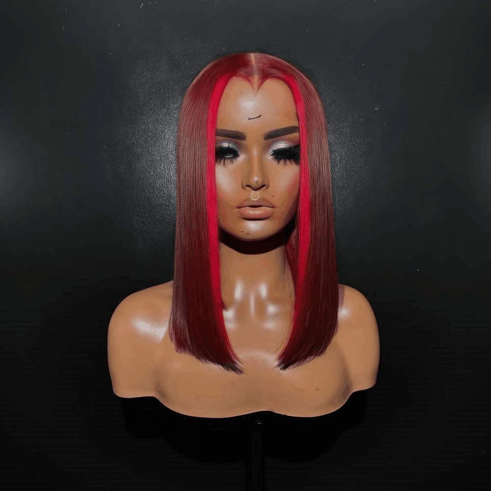 Koinu virgin-human-hair bob wig delivers soft feel and long-lasting fullness.
