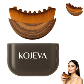 Kojeva Lymphatic Contour Face Brush pack enables daily toning and gentle de-puffing.