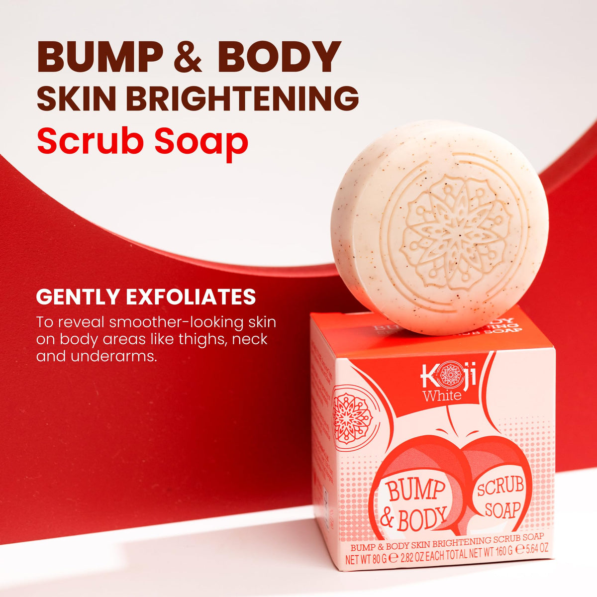 Koji White bottle shows glutathione and CoQ10 ingredients for nourishing care.