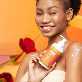 Koji White ingredients panel highlights kojic acid and papaya.