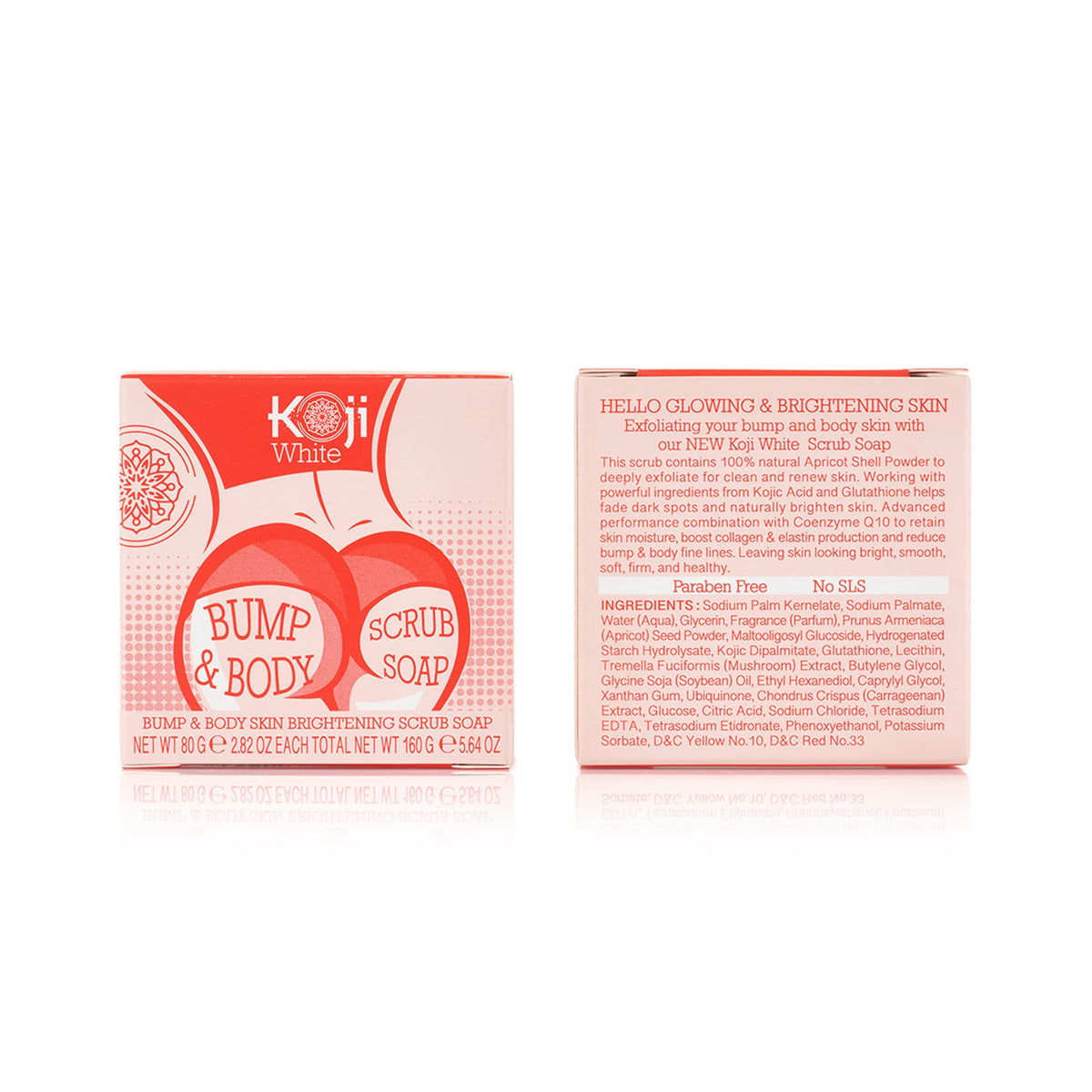Koji White soap lather on skin during shower routine.