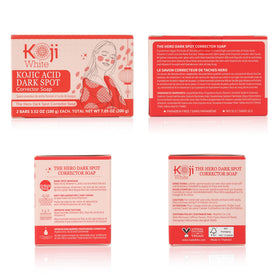 Koji White glow-promoting cleansing bar with plant-based hydration.