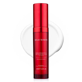 Koji White serum bottle dispense for an even complexion